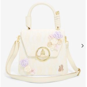 Beauty & the Beast Loungefly Lace Floral Handbag